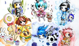 拉拉漫画壁纸,青春活力，色彩斑斓的视觉盛宴